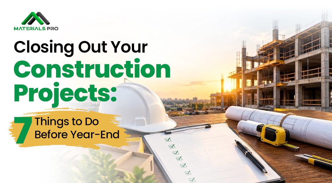 Closing Out Your Construction Projects: 7 Things to Do Before Year-End